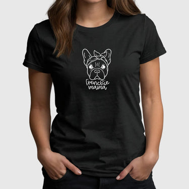 Frenchie Mum Tee - Dog Lover Gift - French Bulldog Graphic Top - DENMARY